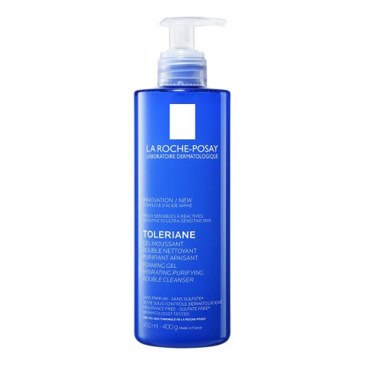 La Roche Posay Toleriane Gel Moussant - Detergente Schiumogeno Doppia Azione 400ml