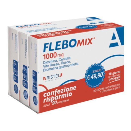 FLEBOMIX 1000MG TRI-PACK 90CPR