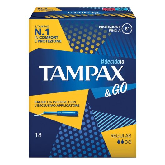 TAMPAX &GO REGULAR 18PZ