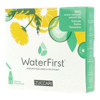 WaterFirst Cetriolo Cedro Tarassaco - Zuccari - 12 stick-pack - Aromatizzatore per acqua con veri aromi estratti da fiori, frutta e piante
