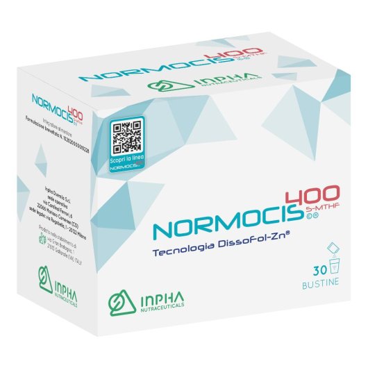 Normocis 400 - Inpha - Integratore per il normale metabolismo dell'omocisteina - 30 bustine