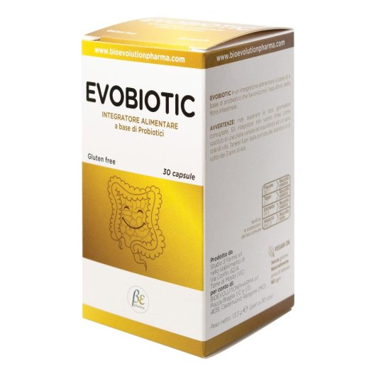 Evobiotic - Bioevolutionpharma - 30 capsule - Integratore alimentare per l'equilibrio della flora intestinale