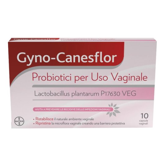 GYNO-CANESFLOR 10CPSVAGINALI