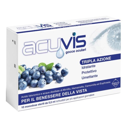 ACUVIS GOCCE OCUL 10FL 0,5ML