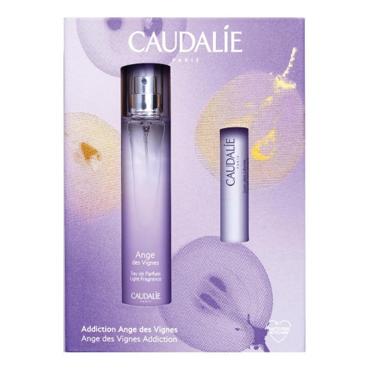 Caudalie Duo Eau de Parfum Ange des Vignes Cofanetto - Eau de Parfum + Trattamento labbra - Cofanetto regalo con Eau de Parfum Caudalie dalle note fruttate di uva fragola, accompagnata dal Trattamento per le Labbra idratante al burro di karité