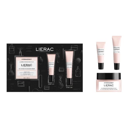 Lierac Cofanetto Hydragenist - Crema Viso 50ml + Siero 15ml + Contorno Occhi 7.5ml