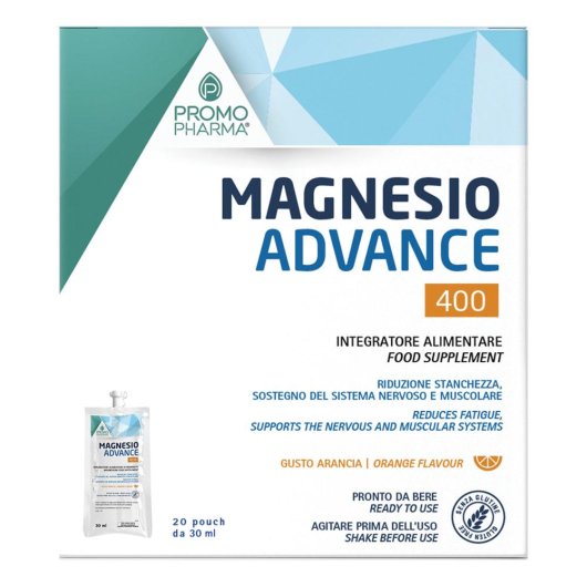 Magnesio Advance 400 - Promopharma - 20 Pouch