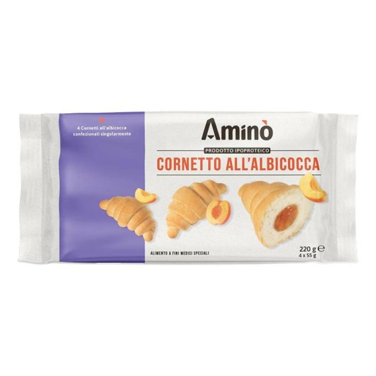 AMINO CORNETTO ALBICOCCA 4PZ