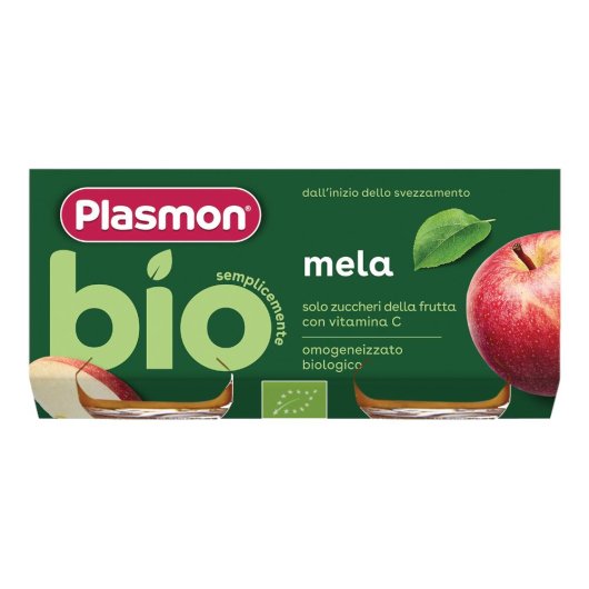 PLASMON OMOG MELA BIO 2X80G