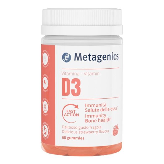 Vitamina D Gummies Metagenics 60 Caramelle