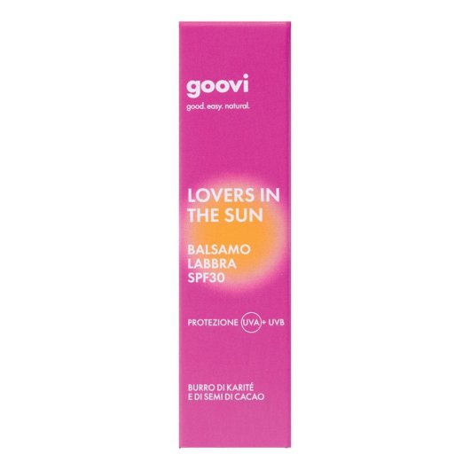 Goovi Lovers the sun - balsamo labbra protezione solare SPF30