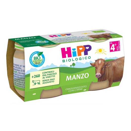 HIPP BIO OMOG MANZO 2X80G HIPP BIO OMOG MANZO 2X80G