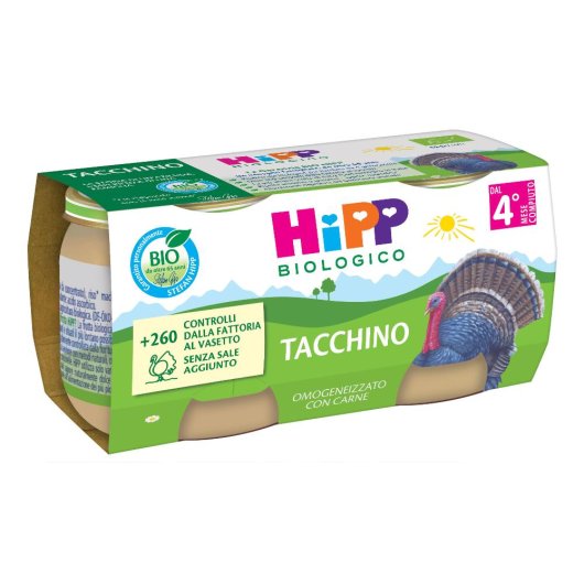 HIPP BIO OMOG TACCHINO 2X80G HIPP BIO OMOG TACCHINO 2X80G