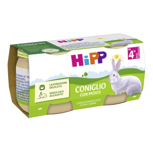 HIPP OMOG CONIGLIO VERD2X80G