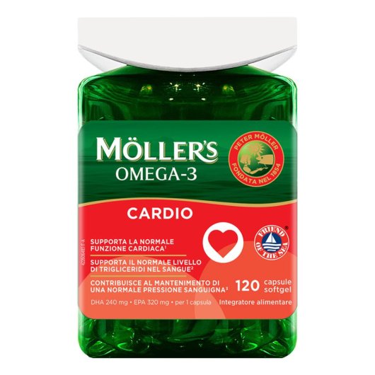 MOLLER'S OMEGA 3 CARDIO 120CPS MOLLER'S OMEGA 3 CARDIO 120CPS