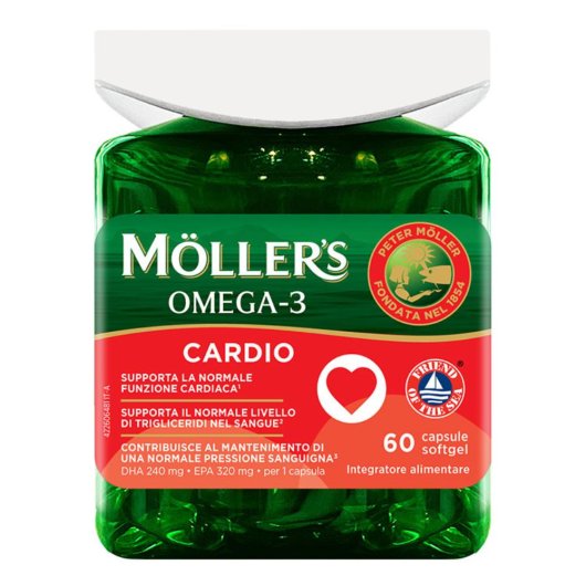 MOLLER'S OMEGA 3 CARDIO 60CPS MOLLER'S OMEGA 3 CARDIO 60CPS
