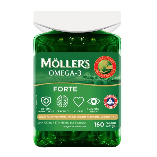 MOLLER'S OMEGA 3 FORTE 160CPS MOLLER'S OMEGA 3 FORTE 160CPS