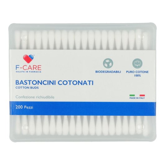 F-CARE BASTONCINI COT 200PZ
