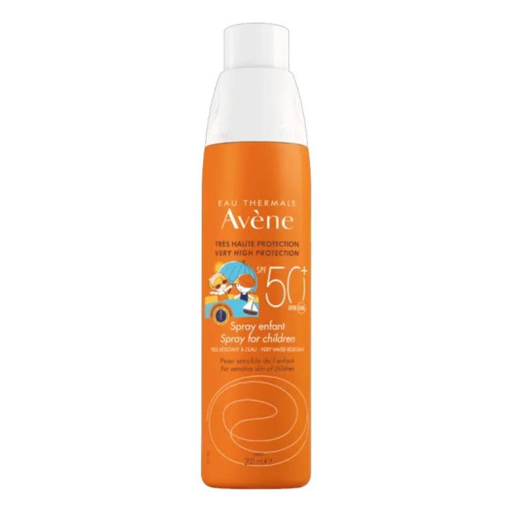 Avène Spray Solare Bambino SPF 50+ 200ml – Altissima Protezione UVB-UVA per la Pelle Sensibile dei Bambini