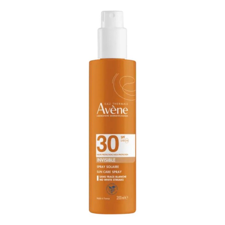 Avene Spray Solare SPF 30 200ml – Alta Protezione Invisibile e Antiossidante per Pelle Sensibile Viso e Corpo