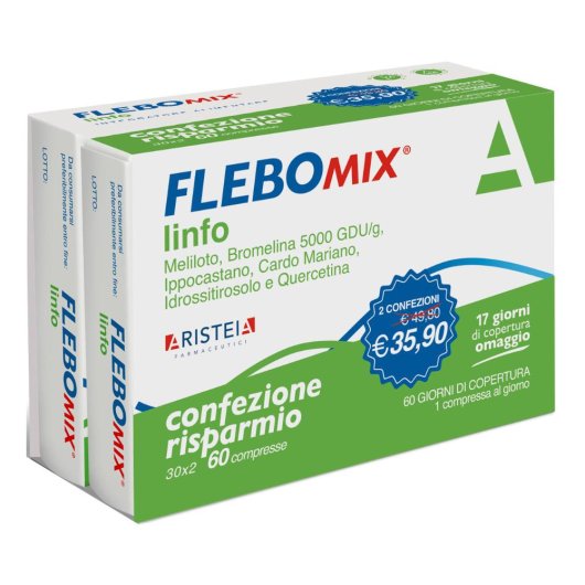 FLEBOMIX LINFO BIPACK 60CPR