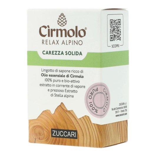 Cirmolo Carezza Solida - Zuccari - Saponetta per Pelle Sensibile 100gr