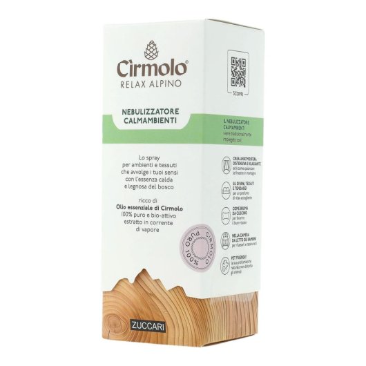 Cirmolo Nebulizzatore Calmambienti Spray per Ambienti e Tessuti - Zuccari - 60ml Cirmolo Nebulizzatore Calmambienti Spray per Ambienti e Tessuti - Zuccari - 60ml