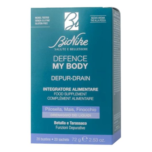 Bionike Defence My Body Depur-Drain 20 Bustine - Integratore Detox e Drenante