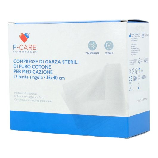 GARZA F CARE COT 36X40CM 12PZ