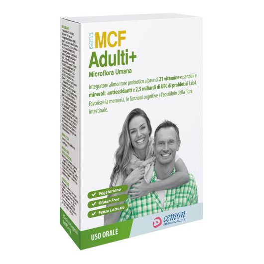 Microflor Adulti - Cemon - 30 Capsule – Integratore 3-in-1 con 21 Vitamine e Minerali, Probiotici Lab4 e Ginkgo Biloba