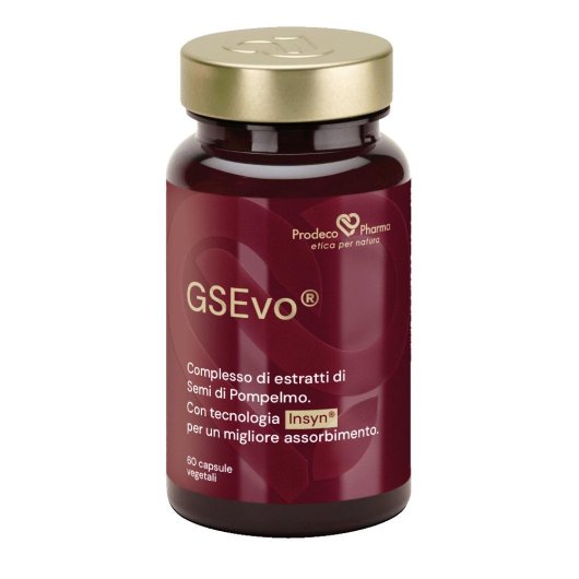 Prodeco Insyn GSE Evo 60 Capsule – Integratore di Estratto di Semi di Pompelmo  per l'Equilibrio Microbico e Difese Antiossidanti (Senza Glutine)