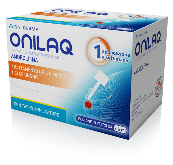 Onilaq 5% Smalto Medicato Per Unghie 1 Applicazione A Settimana Galderma 2,5ml