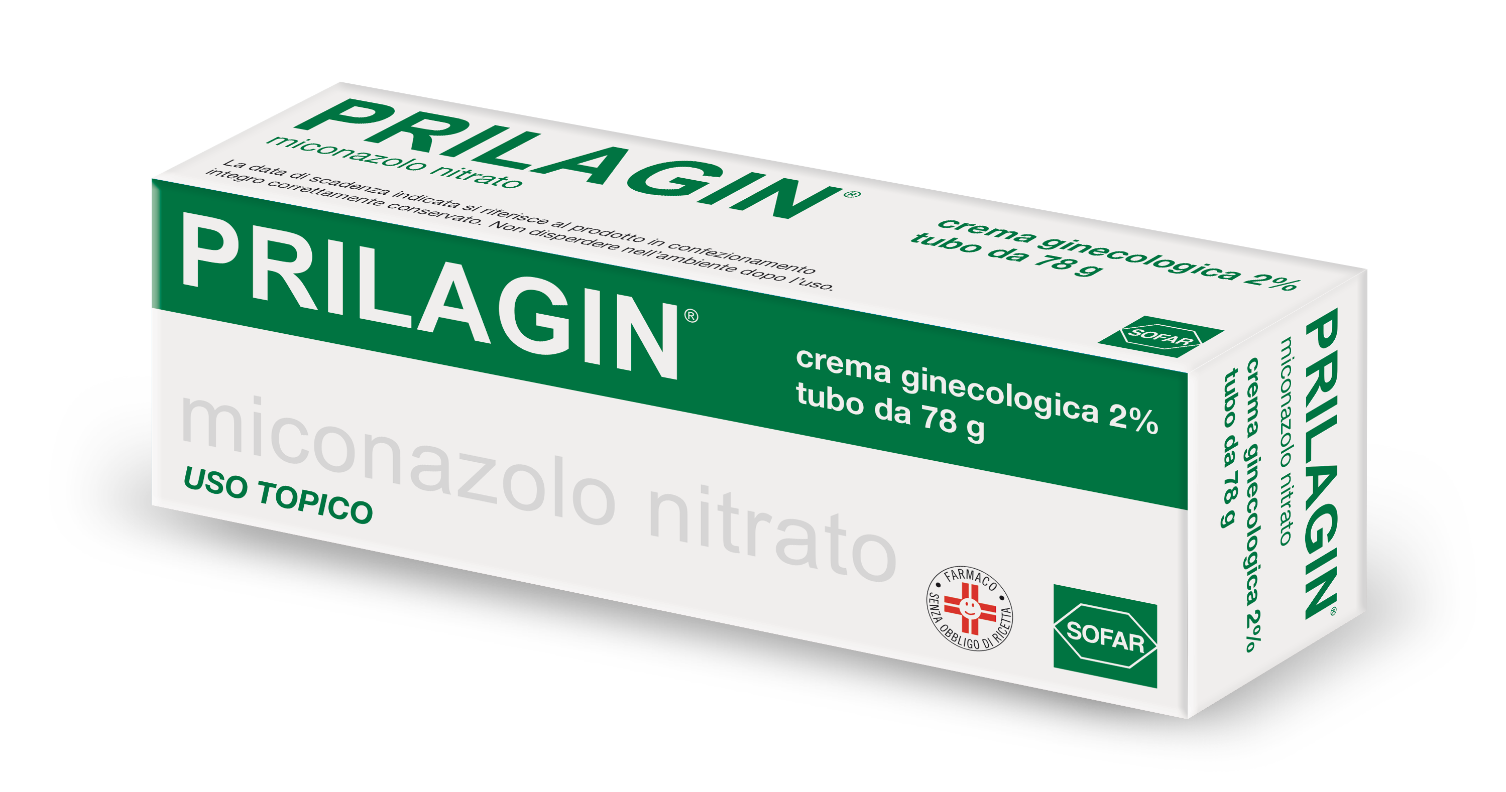 Prilagin - Alfasigma - 78 grammi - Crema per il trattamento delle infezioni vulvo-vaginali da candida
