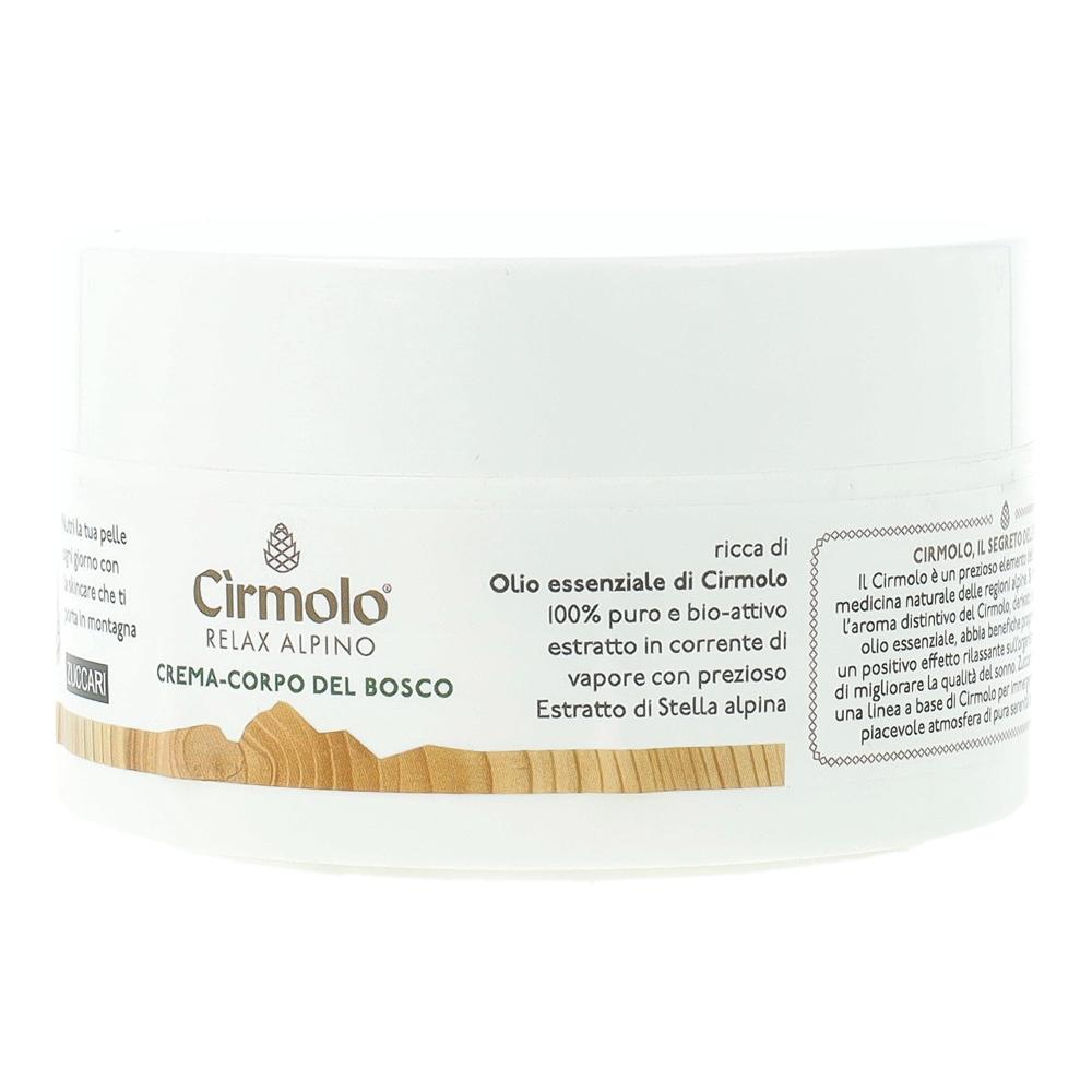 Cirmolo Crema Corpo del Bosco Naturale e Idratante - Zuccari - 200ml